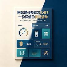 网站建设预算怎么做?一份详细的费用清单